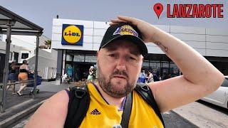 Come SHOPPING with me to LIDL in LANZAROTE !!! - Looking for some SELF CATERING breakfast goodies!!!