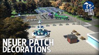 Neuer Decorations Patch in Cities Skylines 2! | Great Lake 145