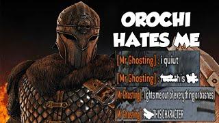 Salty Orochi HATES Black Prior For Life | For Honor