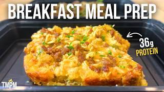 Make Your Mornings Easier with this Sausage Egg & Cheese Savory Baked Oatmeal Meal Prep