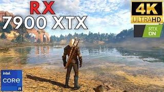  LIVE | The Witcher 3 Next Gen Update Ray Tracing: RX 7900 XTX + i9 13900K | 4K | Ultra Settings