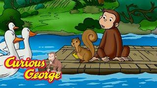 George Floats Away!  Curious George  Kids Cartoon  Kids Movies