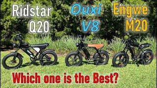 Engwe M20 vs Ouxi V8 vs Ridstar Q20 - Which one is best for under $1000