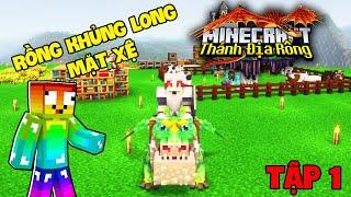 MINECRAFT THÁNH ĐỊA RỒNG TẬP 1: TÔI ĐƯỢC T GAMING TẶNG RỒNG MẶT XỆ | CAUBENGOKK GIA NHẬP HỘI