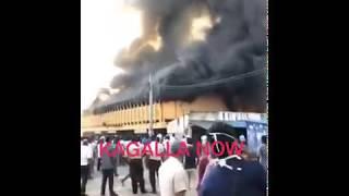 Market got fired in kegalle srilank