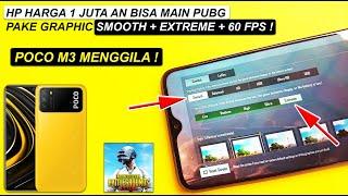 Test PUBG Di POCO M3 Pake Graphic Smooth + Extreme + 60 FPS !