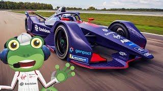 Racing Cars For Children | Formula E | Gecko's Real Vehicles | Vehicles For Children