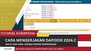 CARA MENGERJAKAN DAPODIK 2024 C DENGAN BENAR