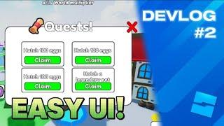 How to make an EASY UI in ROBLOX STUDIOS | Devlog #2