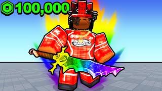 Spending $100,000 For The EVERYTHING In Roblox Blade Ball