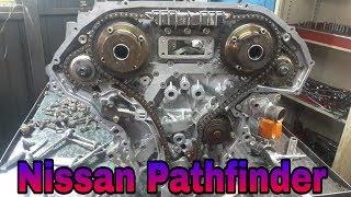 Nissan Pathfinder engine timing chain, 4.0, 4.5L, 2014, 2013,  (mechanical tips)