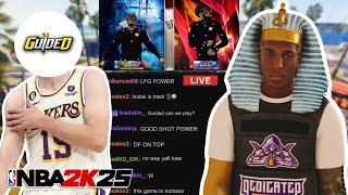 I Pulled Up On POWER DF & GUIDED DF On STREAM | NBA2K25