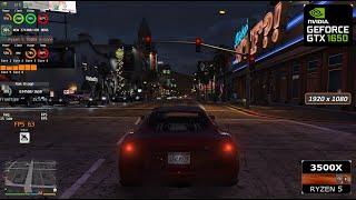 GTA 5 1080p Very High Settings Benchmark AMD Ryzen 5 3500x GTX 1650  #gta  #ryzen  #nvidia  #gaming