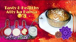 #Shorts #Easy Tasty & Healthy Atty Ka Halwa | life skills with Noor