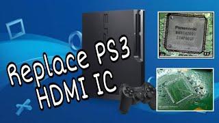 Repair PS3 No power Problem (HDMI IC Defective)