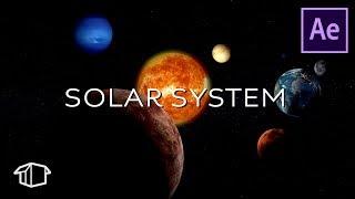 How to make a Realistic Solar System Tutorial - After Effects (No Plugins)