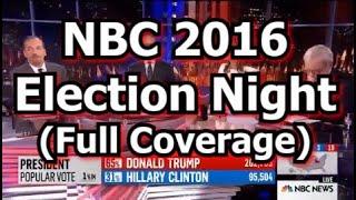 NBC 2016 Election Night (Full Coverage)