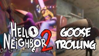 AI Trolling w/ GAME-BREAKING GLITCHES | Hello Neighbor 2 Alpha 1.5 Funny Moments