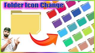 Folder Icon Change Made EASY || how to change icon on folder ||  Folder icon Change Very Easy