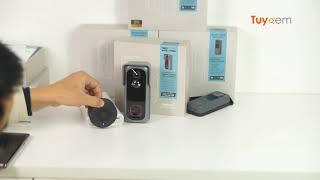 Wireless Chime Receiver for Tuya J1 Outdoor Smart Doorbell