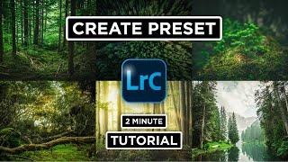 How To Create a Preset in Lightroom Classic CC #2MinuteTutorial