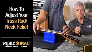 How To Measure Your Neck Relief & Adjust Your Truss Rod on a Guitar with MusicNomad