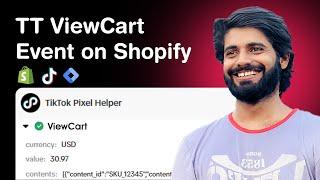 Shopify TikTok Pixel: View Cart E-commerce Event using dataLayer & Google Tag Manager