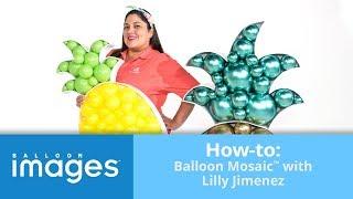 Pineapple Balloon Mosaic™ Tutorial Video with Lilly Jimenez