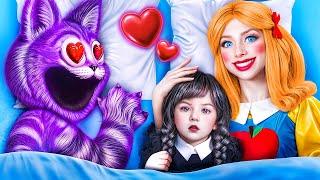 Miss Delight VS Wednesday Addams! Poppy Playtime Chapter 3! Catnap is Alive!