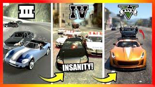 Evolution of 6-STAR CHASES in GTA Games! (2001 → 2022)