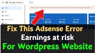 Earnings at risk - You need to fix some ads.txt file issues to avoid severe impact to your revenue