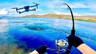 Drone fishing Giants!