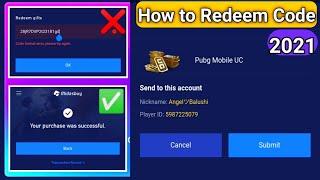 how to redeem code in midasbuy /pubg uc redeem code ko kaise redeem karen midasbuy mein