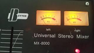 BETTER UNIVERSAL STEREO MIXER MX-8000 ANALOGIC DJ MARCO FIORUCCI