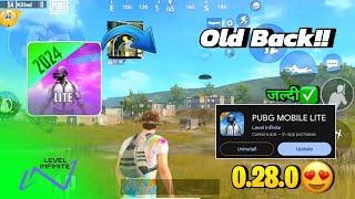 Pubg Lite Old 0.28.0 New Update 2024 | Pubg Lite Old 0.28.0 Back Update 2024 