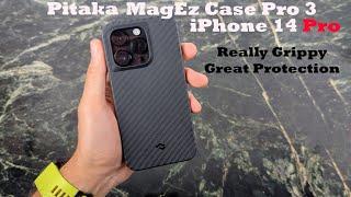 iPhone 14 Pro Pitaka MagEz Case PRO 3: Grippy and Full coverage!