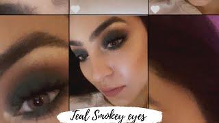 Makeup Revolution Reloaded Marvellous Mattes | Teal Smokey Eye Tutorial | Teal Eyeshadow Tutorial |