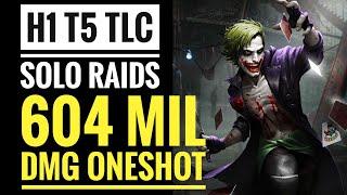 Heroic 1 Tier 5 Boss Joker ONESHOT | Injustice 2 Mobile Update 5.0 | Last Contract Solo Raid
