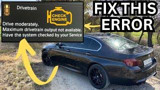 How To Fix BMW Drivetrain Error