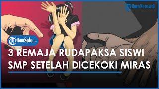 3 Remaja Rudapaksa Siswi SMP di Lampung, Dicekoki Miras hingga Mabuk dan Rekam Aksi