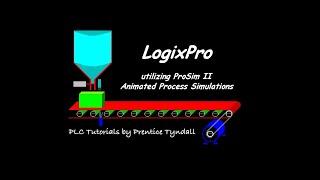 LogixPro Tutorial - PLC Traffic Light Using 3 Cascading Timers (Programmable Logic Controllers)