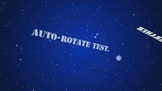 auto rotate test