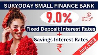 Suryoday Small Finance Bank Fixed Deposit Interest Rates| Highest FD Interest Rate