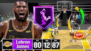 LEBRON JAMES "CHOSEN ONE" BUILD is a PROBLEM has REC PLAYERS RAGING in NBA 2K24!