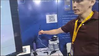 IOSEA's BLE AoA demo with InPlay NanoBeacon Technology at Convergence Expo India 2024