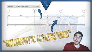 How to use "Automatic Dimensions" | Revit