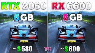 RX 6600 vs RTX 2060 Test in 10 Games l 1080p