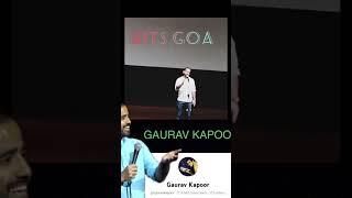 Famous standup comedian Gaurav Kapoor in bits pilani goa #amazing #bitsgoa