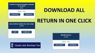 Download All GST Return in One Click