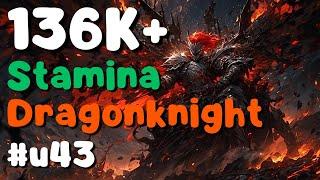 Stamina Dragonknight 136k+ | ESO u43